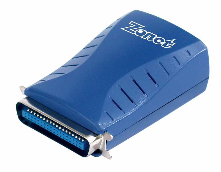 Zonet 10/100Mbps Parallel Print Server Ethernet LAN print server
