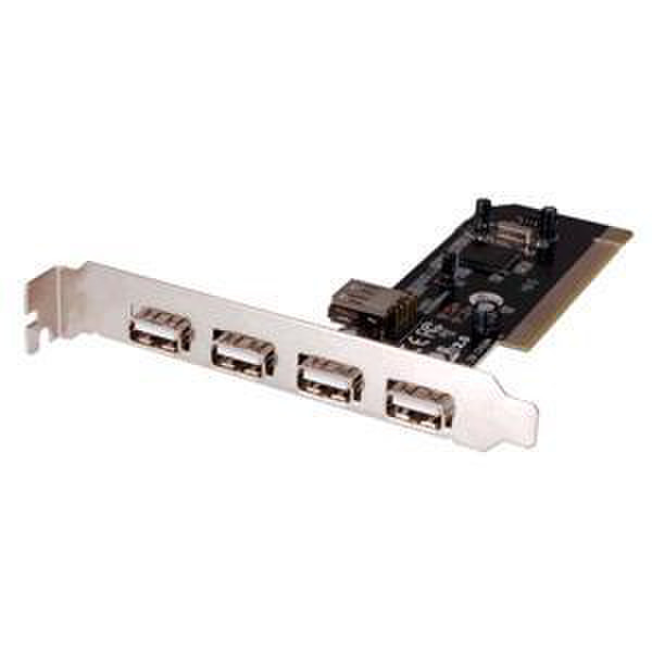 Keyteck PCI-USB4 Внутренний USB 2.0 интерфейсная карта/адаптер