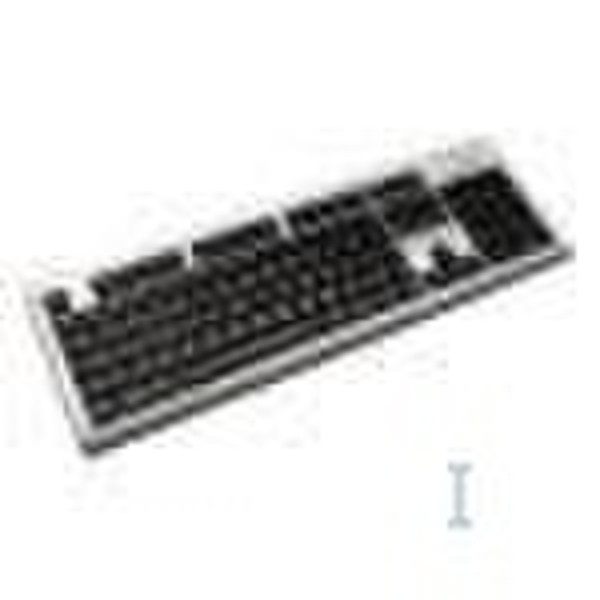 KME KB-2881 Slim Black, USB USB QWERTY Black keyboard