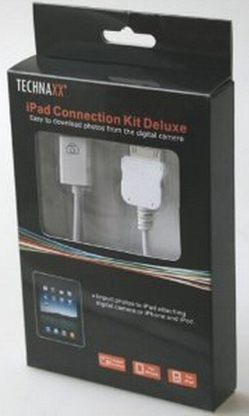 Technaxx Ipad Connection Kit De Luxe USB A Apple 30-p White