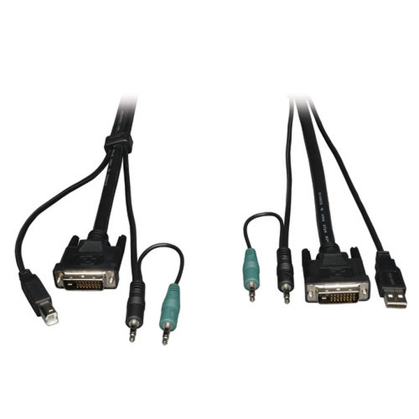 Tripp Lite DVI / USB / Audio KVM Cable Kit, 1.83 m (6-ft.) KVM cable