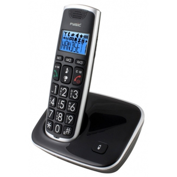 Fysic FX-6000 DECT Идентификация абонента (Caller ID) Черный телефон