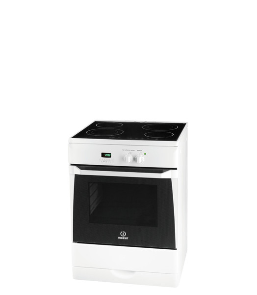 Indesit KN6I66A(W)/FR Отдельностоящий Induction hob A Белый кухонная плита