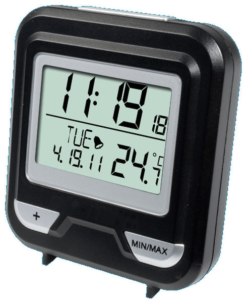Alecto WS-50 Black,Silver alarm clock