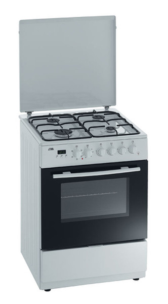 ETNA 1687VWIT Gas/Electrical Cooker Отдельностоящий Gas hob Белый