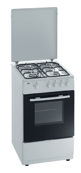 ETNA 1407HWIT Gas Cooker Freistehend Gaskochfeld Weiß