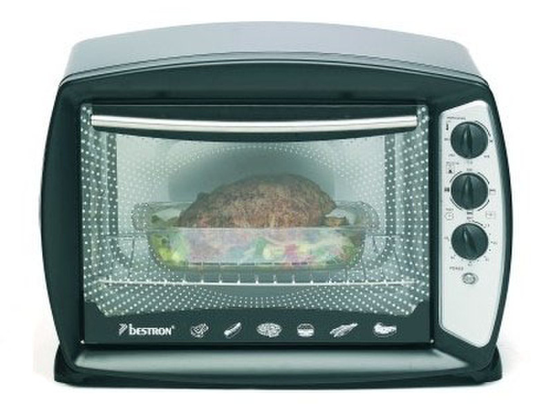 Bestron grill/oven Electric 26L Black