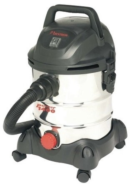 Bestron semi-professional wet & dry vacuum cleaner 20L 1400W Black,Silver