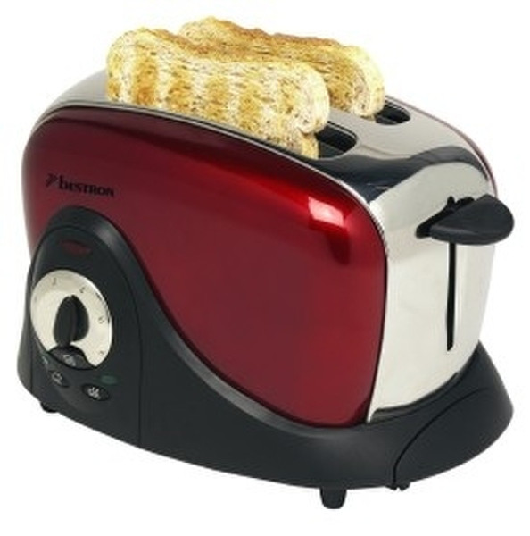 Bestron DKT100R 2Scheibe(n) 850W Toaster