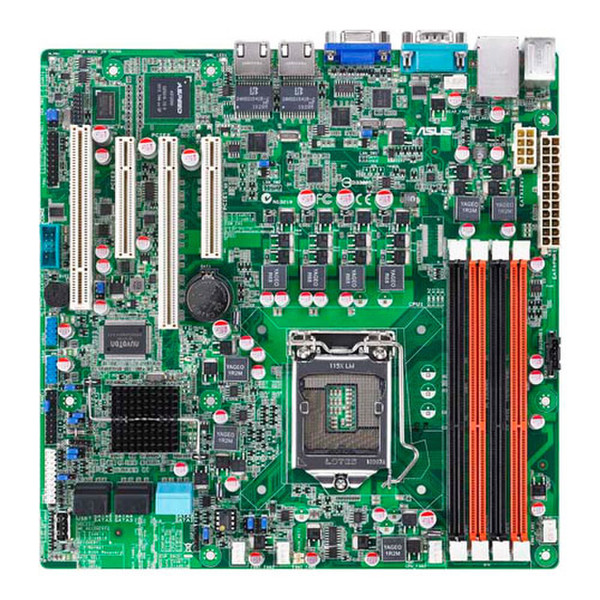 ASUS P8B-M Intel C204 Socket H2 (LGA 1155) Микро ATX материнская плата для сервера/рабочей станции