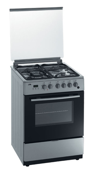 ETNA 1687VWRVS Gas/Electrical Cooker Freestanding Gas hob