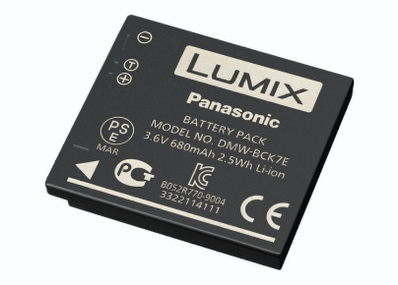 Panasonic Lithium-Ion Battery Indoor Black
