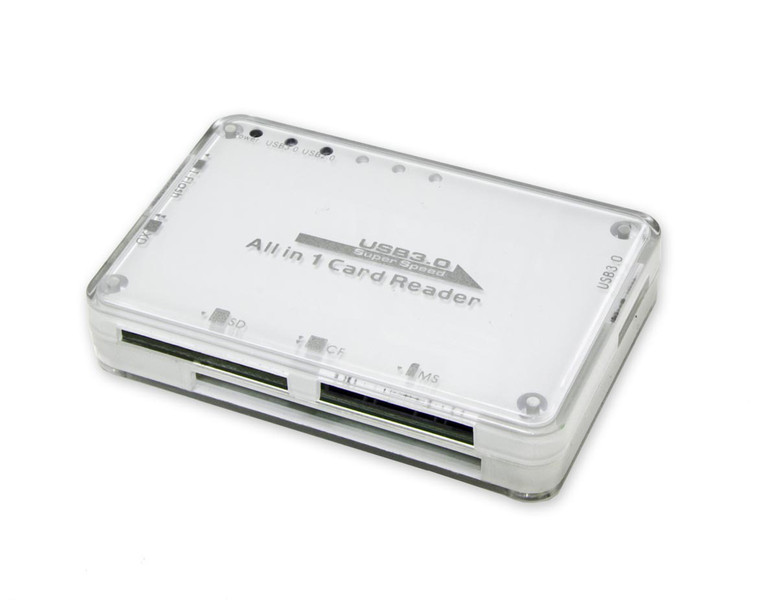 SYBA SY-CRD20094 USB 3.0 Белый устройство для чтения карт флэш-памяти
