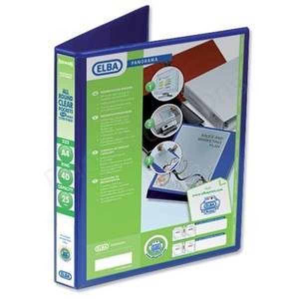 Elba 400008415 PVC Blue ring binder