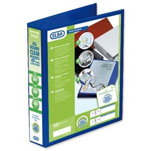 Elba 400008418 Blue ring binder