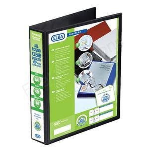 Elba 400008430 Black ring binder