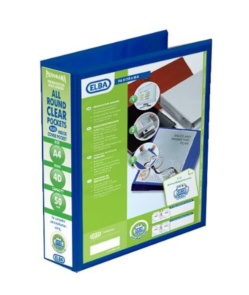 Elba 400008431 Blue ring binder