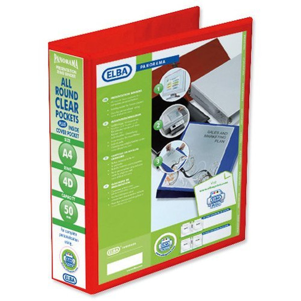 Elba 400008432 Red ring binder