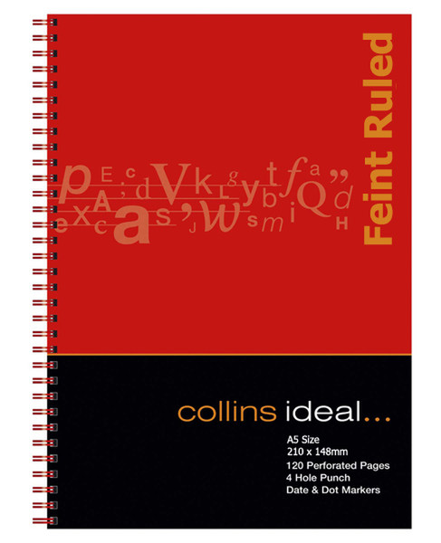 Collins Ideal 7 Series - A5 Feint Ruled