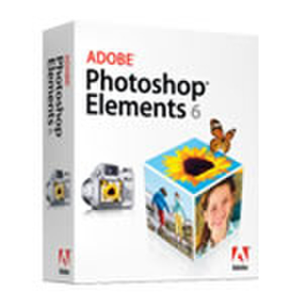 Adobe Photoshop Elements 6.0, Win, 1 User, EN