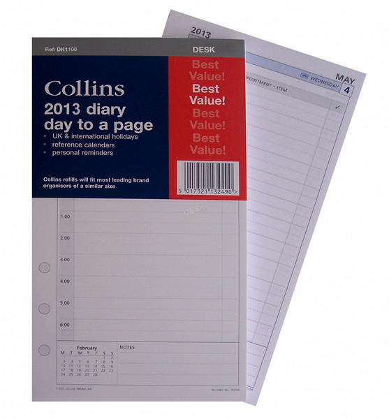 Collins DK1100-13 Personal Organizer