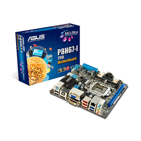 ASUS P8H67-I PRO Intel H67 Socket H2 (LGA 1155) Mini ITX motherboard