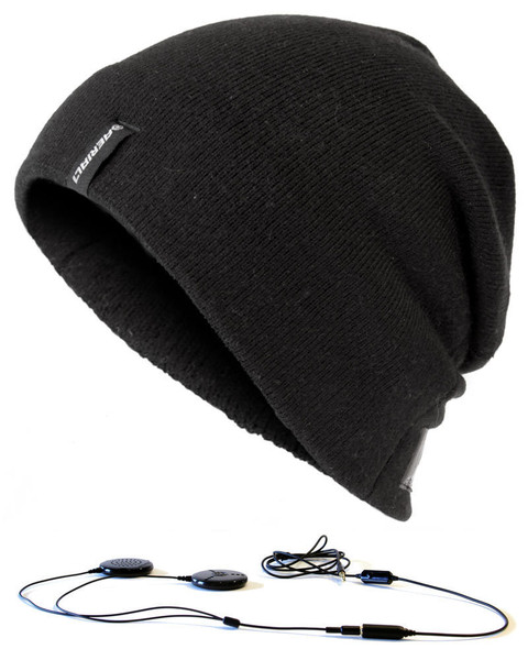 AERIAL7 Beanie Perisher Black Binaural Head-band Black headset