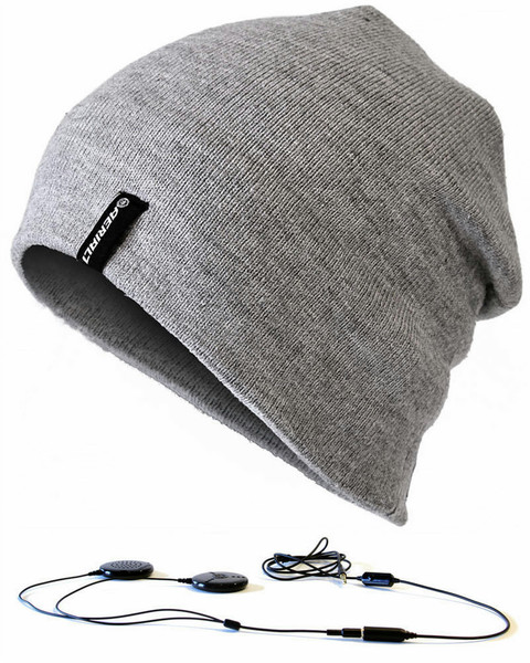 AERIAL7 Beanie Perisher Grey Binaural Kopfband Grau Headset