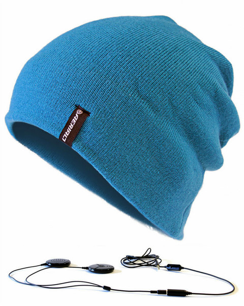 AERIAL7 Beanie Perisher Aqua Marine Binaural Kopfband Blau Headset