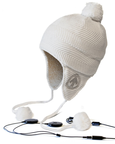 AERIAL7 Beanie Toastie White Binaural Head-band White headset