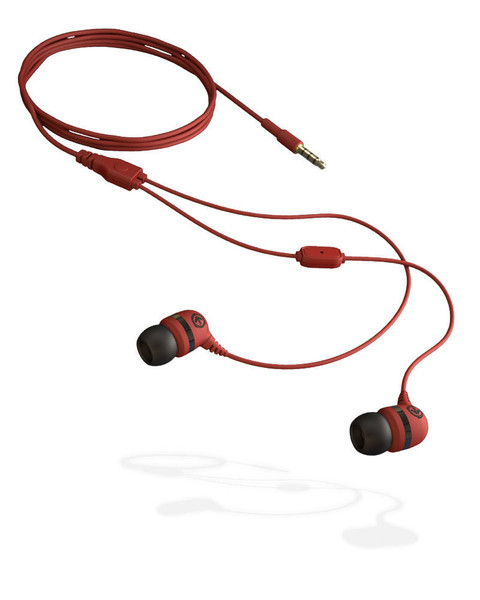 AERIAL7 Sumo Salsa Binaural In-ear Red headset