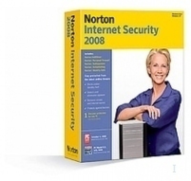 Symantec Norton Internet Security 2008 3пользов. FRE
