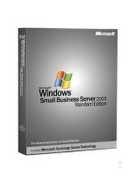 Microsoft Windows Small Business Server 2003 R2 Standard, IT, CD, 5users