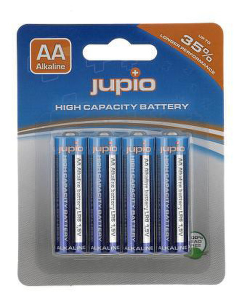 Jupio JBA-AA4 Alkaline 1.5V non-rechargeable battery