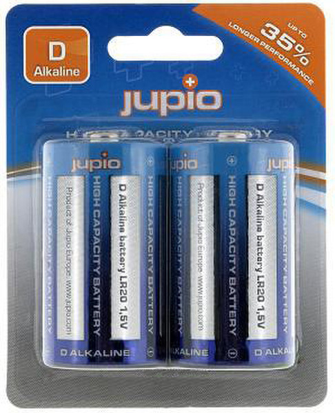 Jupio JBA-D2 Alkaline 1.5V non-rechargeable battery