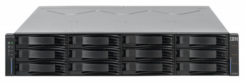 IBM System Storage & TotalStorage DS3300 Single Controller Rack (2U) disk array