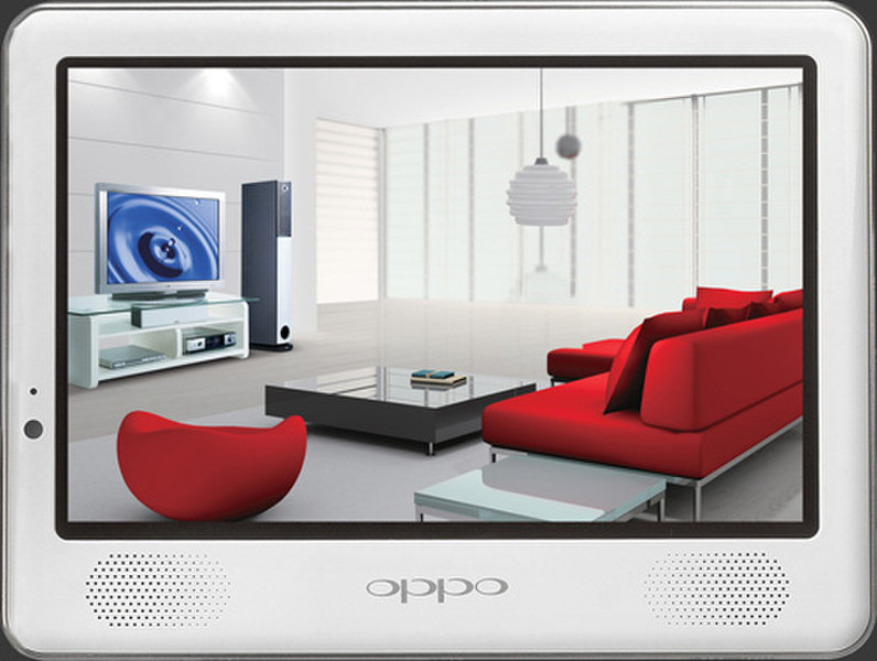 Oppo 10.2" LCD TV/ DivX DVD 10.2" 800 x 480пикселей Белый portable TV