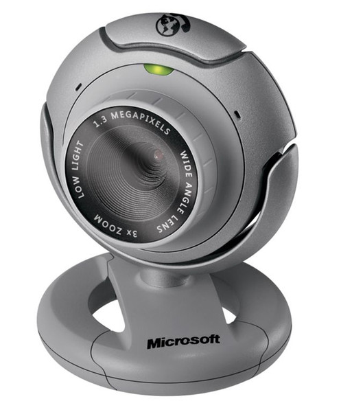 Microsoft LifeCam VX-6000, 3pk 1280 x 1024пикселей USB 2.0 Серый вебкамера