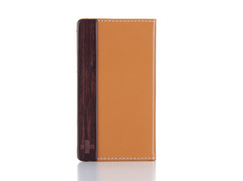 Simplism Flip Note Style for iPhone 4 Flip case Brown