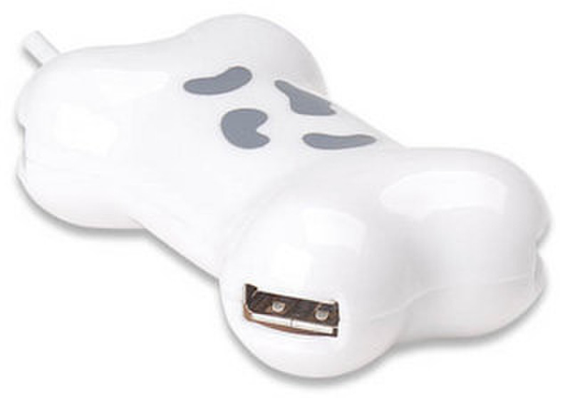 Manhattan Hi-Speed USB Hub 480Мбит/с Белый