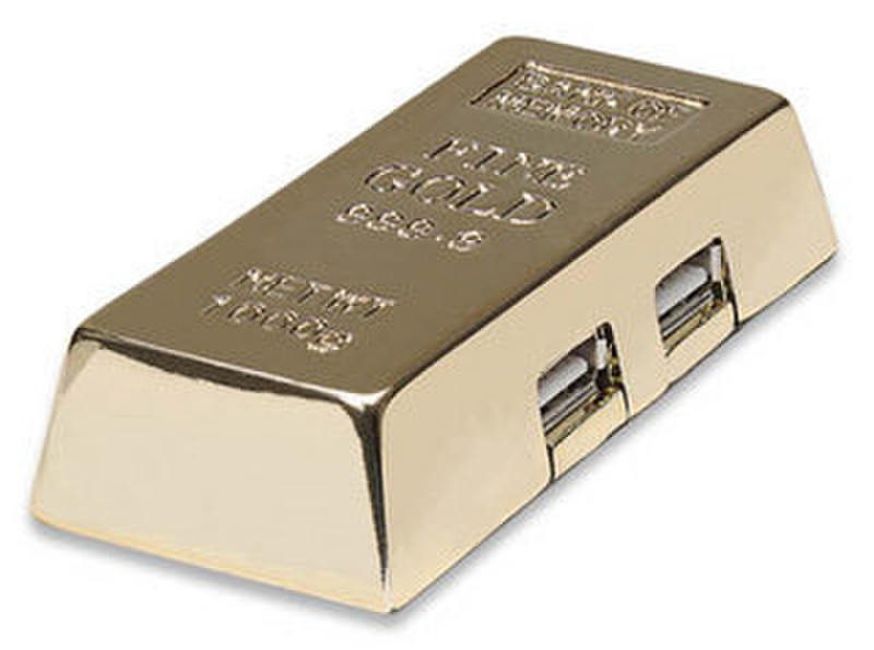 Manhattan Hi-Speed USB Hub 480Mbit/s Gold