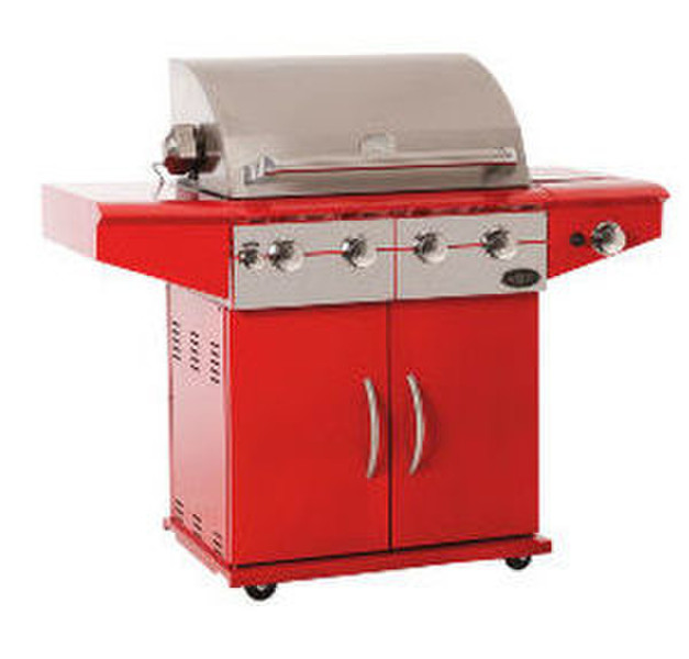 Boretti DAVINCI ROSSO Grill Cooking station Gas 3800W Red barbecue
