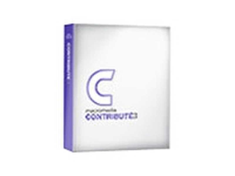 Macromedia Contribute v3 FR CD CrPf 6pk