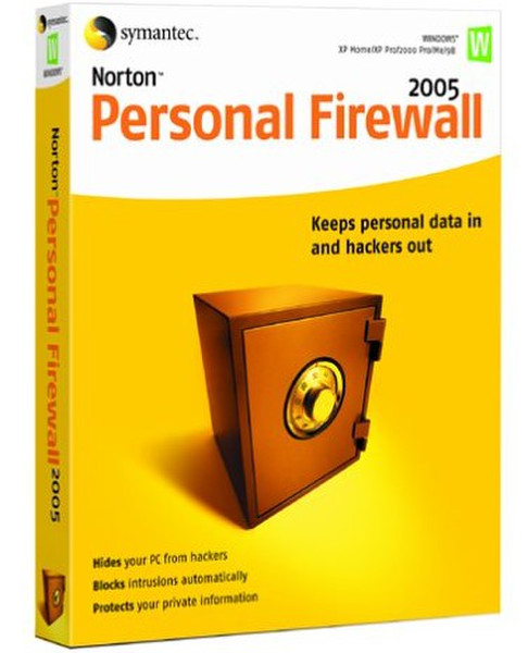 Symantec Norton Personal Firewall 2005 v8, EN CD W32