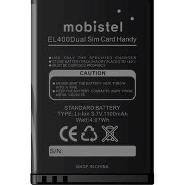 Mobistel 1100mAh Li-Ion Lithium-Ion 1100mAh 3.7V rechargeable battery
