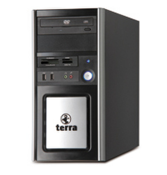 Wortmann AG Terra PC 2500 3.2GHz E5800 Mini Tower Black,Silver PC