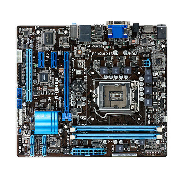 ASUS P8H61-M Intel H61 Socket H2 (LGA 1155) Микро ATX материнская плата