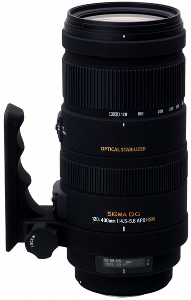 Sigma 120-400mm f/4.5-5.6 DG OS HSM SLR Tele zoom lens Черный