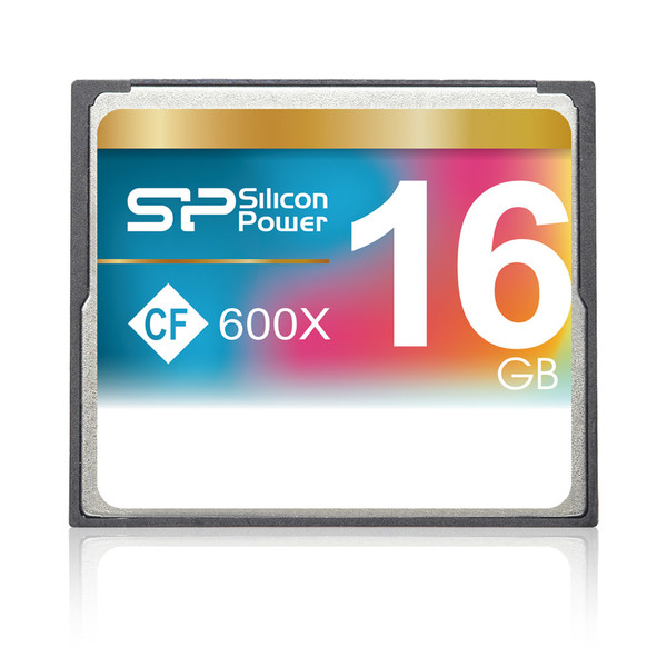 Silicon Power 16GB CF 600X 16GB Kompaktflash Speicherkarte