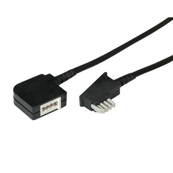 ROLINE TAE-N 6m 6m Black telephony cable